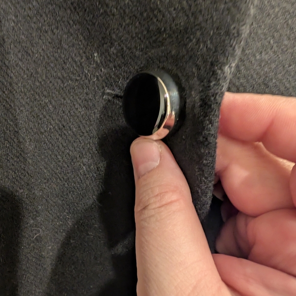 Kate Spade High Neck Wool Blend Black Women's Coat - Picture 7 of 12